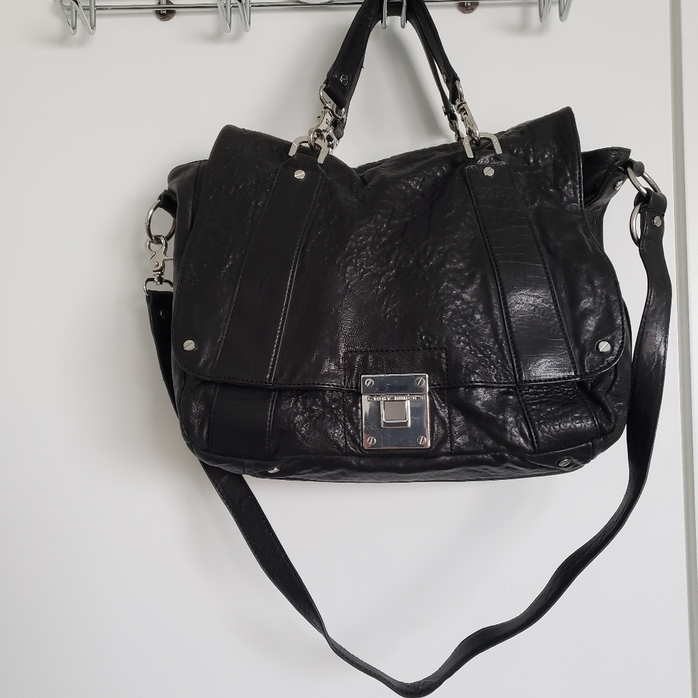 Tory Burch Black Leather Satchel